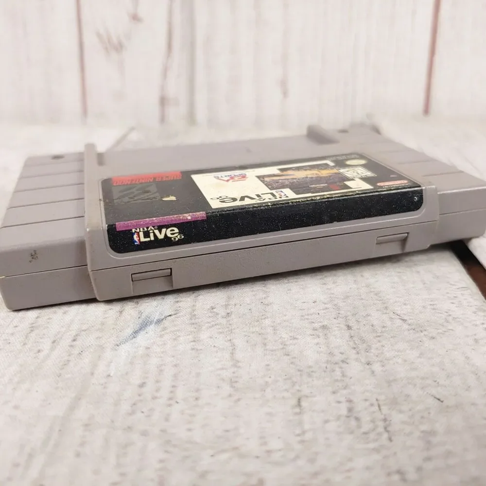 NBA Live 96 Super Nintendo M/SNS-A6BE-USA Authentic Video Game Cartridge TESTED